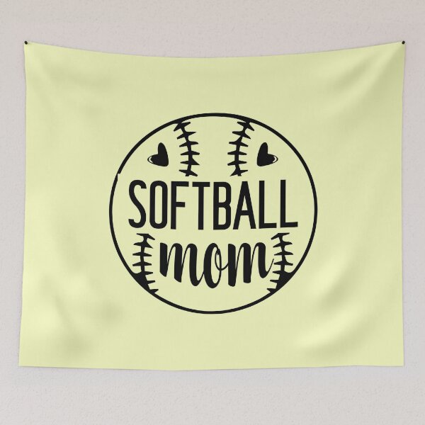 Item preview, Softball Mom: Apparel & Home Decor designed and sold by Compass and a Camera.