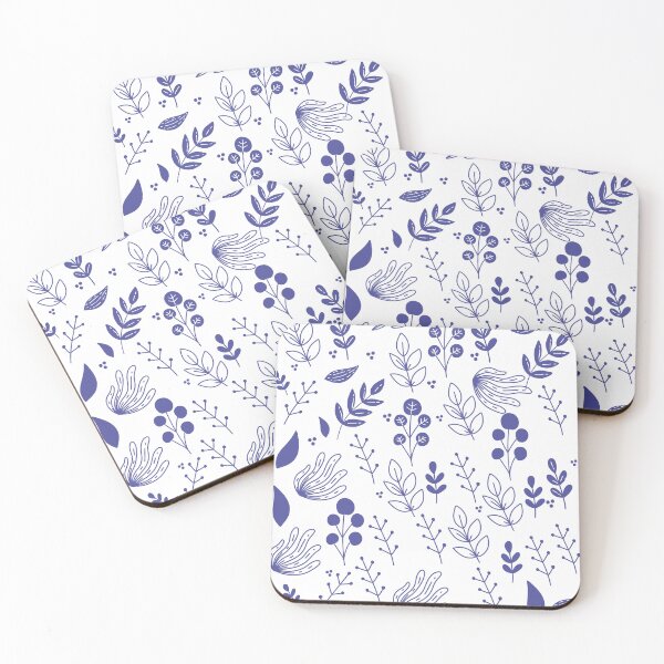 Item preview, Blue Floral Pattern designed and sold by Jamildesign.