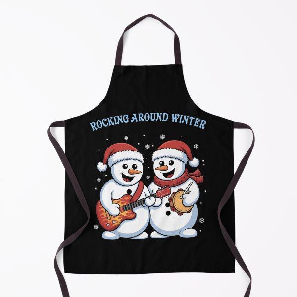 Item preview, Rocking Around Winter Snowman Band Classic T-Shirt,Festive Snowmen Jamming in Winter Classic T-Shirt designed and sold by PrintMod.