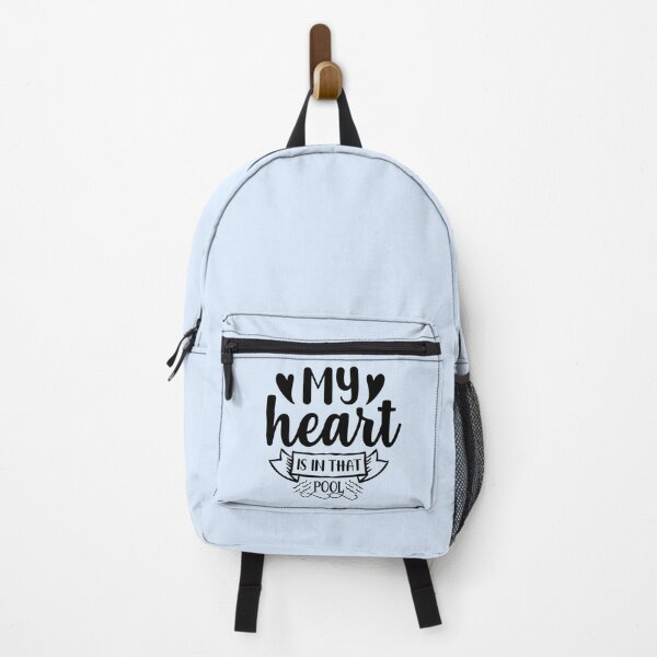 Item preview, My Heart Is In That Pool - Apparel & Home Decor designed and sold by Compass and a Camera.