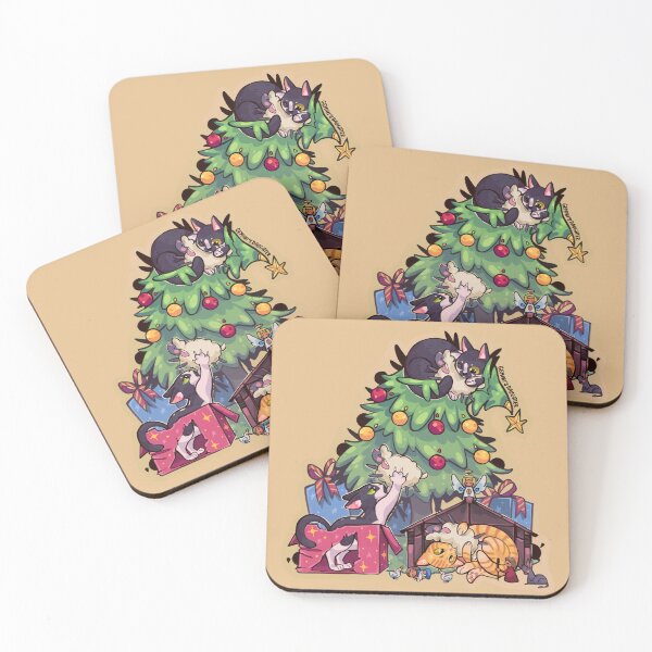 Item preview, MERRY CHRISTMAS WITH KITTENS designed and sold by GeminisDaughter.