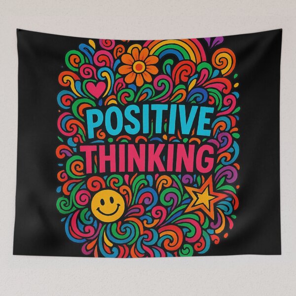 Item preview, Positive Thinking – Neon Swirl Explosion designed and sold by MikeHawkinWorld.