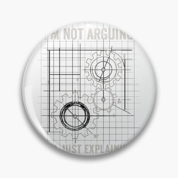 Item preview, Blueprint Humor Engineering Gears Quote designed and sold by HaarlemPinupParadise.