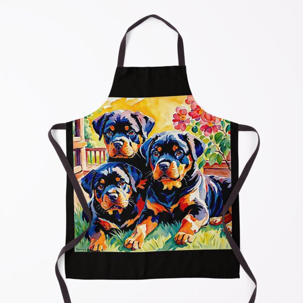 Item preview, Rottweiller on the porch with Puppies#7 designed and sold by Helios Be. Lavsh.