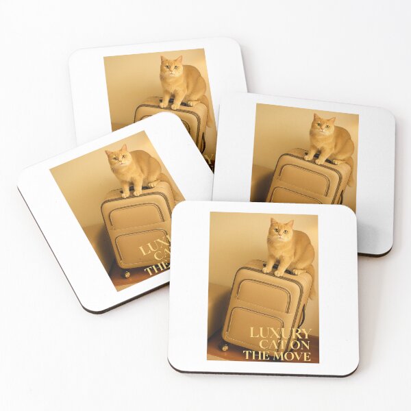 Item preview, Diuss the Luxury Traveler – Golden Cat Aesthetic Art designed and sold by LovelyCatGalaxy.