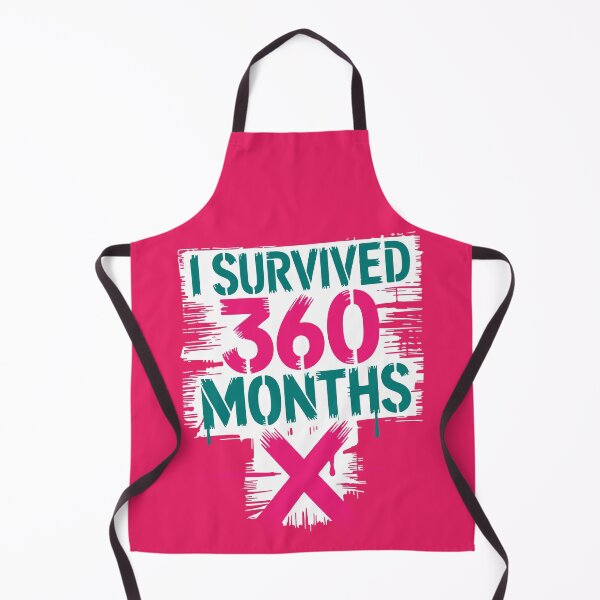 Item preview, I Survived 360 Months - 30th Birthday Milestone Design designed and sold by cabana.space.
