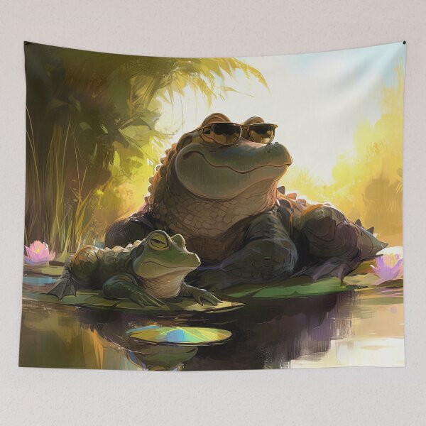 Item preview, "Sunbeam Drifters: Leisure in Lilypad Land" designed and sold by bloorose.