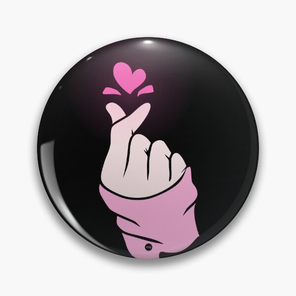 Item preview, Saranghae gesture (fo) designed and sold by XUSRedbubble.