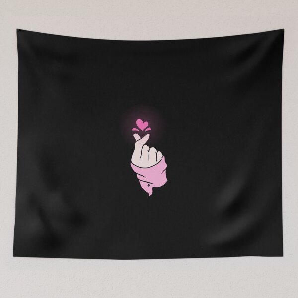 Item preview, Saranghae gesture (fo) designed and sold by XUSRedbubble.