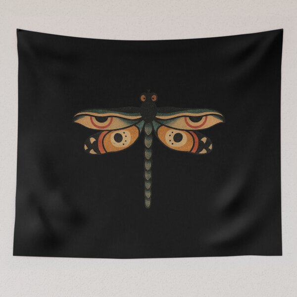 Item preview, unique dragonfly tattoo designs  designed and sold by SailorsInk.
