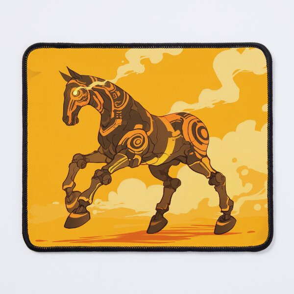 Item preview, Charging Cyberpunk Robot Horse designed and sold by bubblegoth.