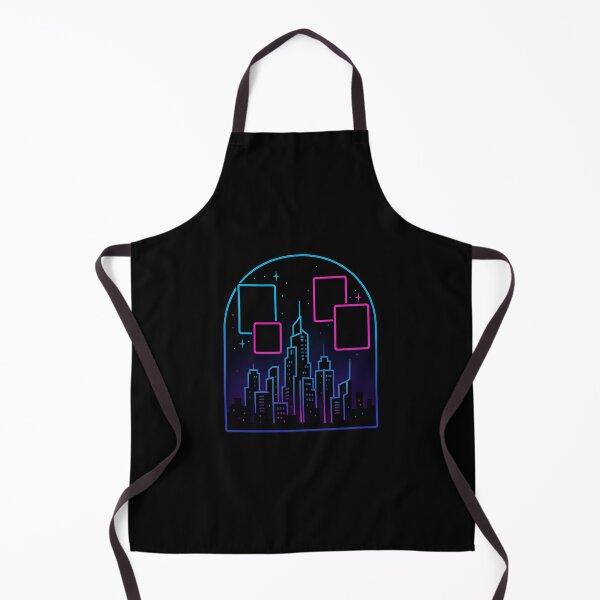 Item preview, Skyline of Holograms – Futuristic Neon Cityscape designed and sold by AddictiveDesign.