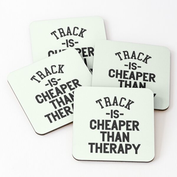 Item preview, Track Is Cheaper Than Therapy: Apparel & Home Decor designed and sold by Compass and a Camera.