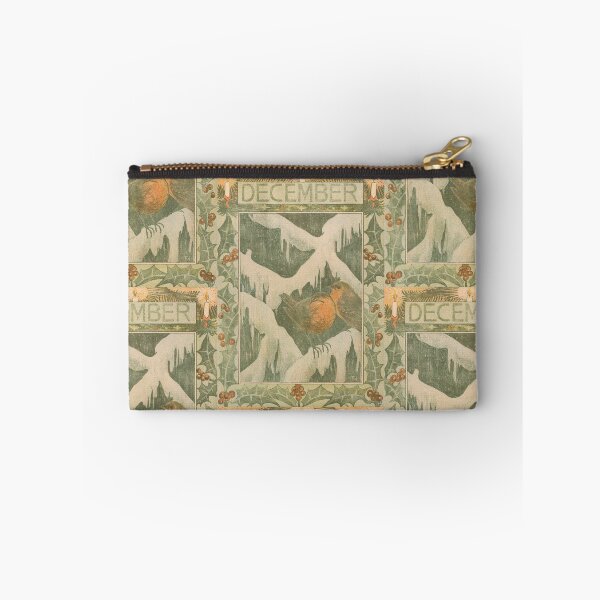 Item preview, December calendar page with robins designed and sold by felttipcat.