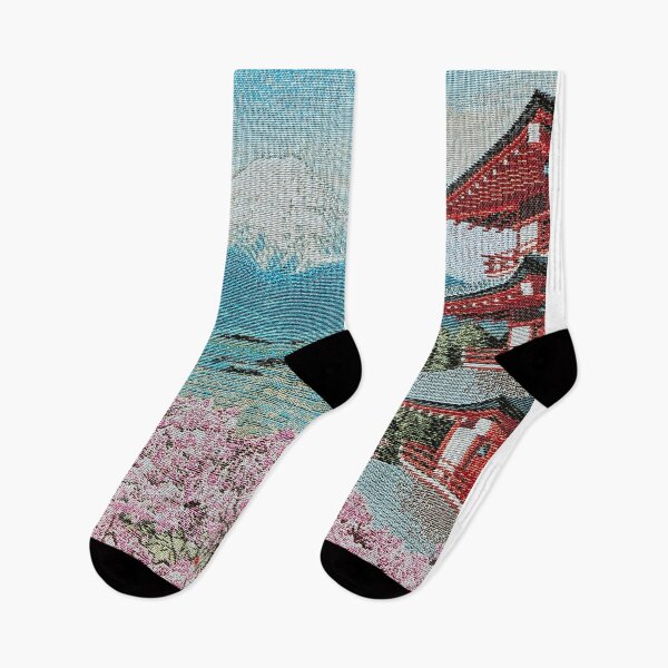 Item preview, Mount Fuji and Sakura blossom designed and sold by Alla Gill.