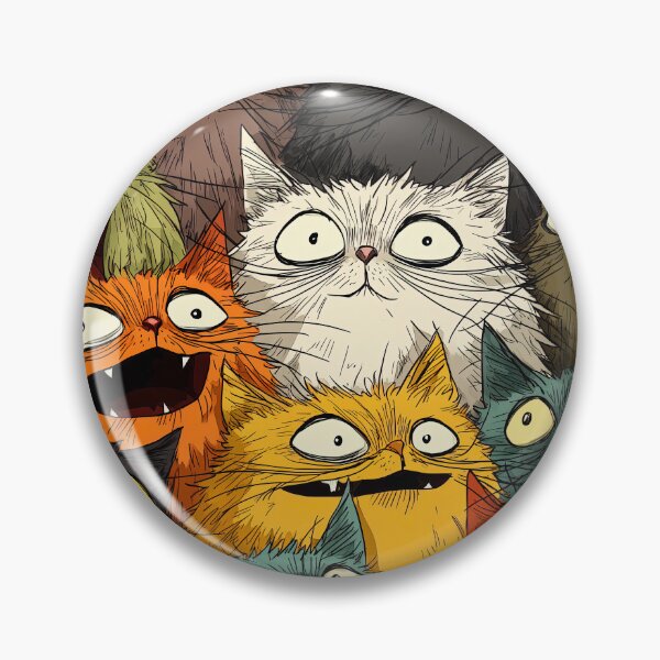 Item preview, Colorful Cartoon Cats designed and sold by JPugliese.