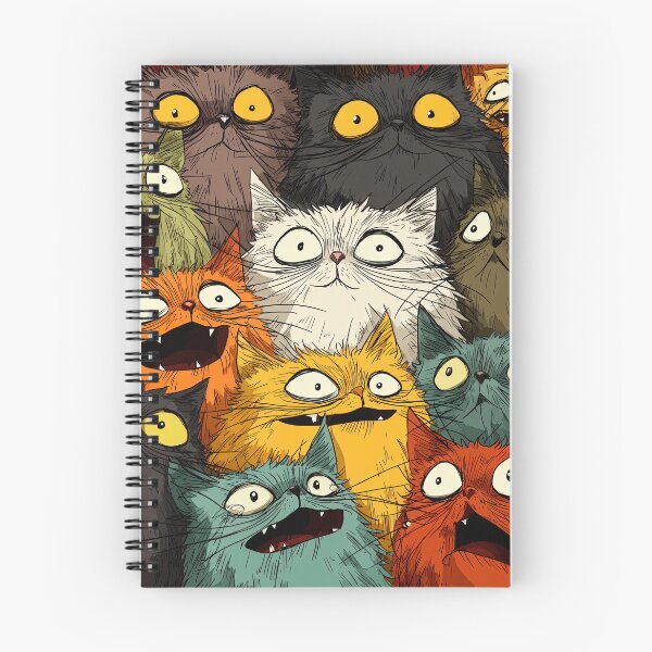 Item preview, Colorful Cartoon Cats designed and sold by JPugliese.