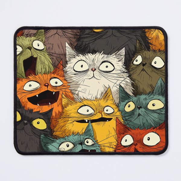 Item preview, Colorful Cartoon Cats designed and sold by JPugliese.