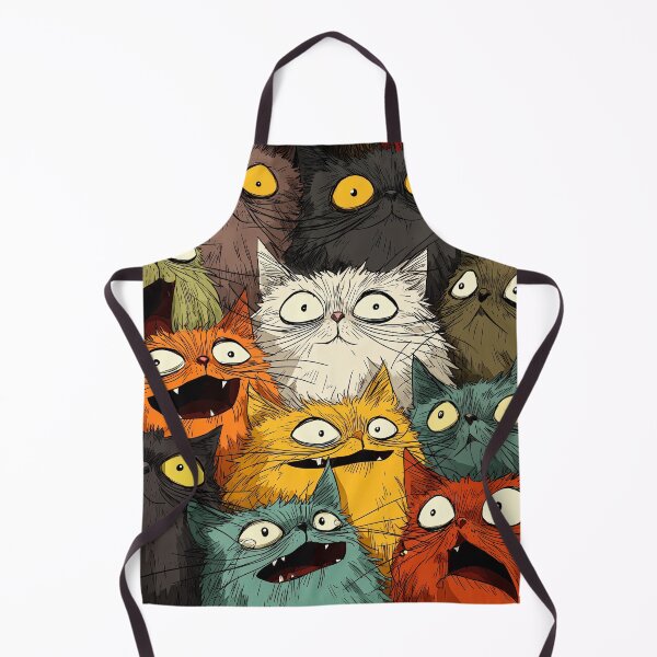 Item preview, Colorful Cartoon Cats designed and sold by JPugliese.