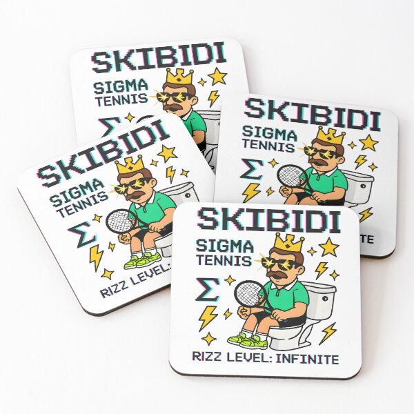 Item preview, Skibidi Sigma Tennis King Rizz Art designed and sold by AnnDesignStudio.