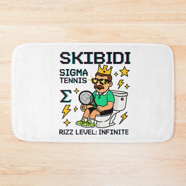 Item preview, Skibidi Sigma Tennis King Rizz Art designed and sold by AnnDesignStudio.