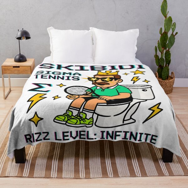 Item preview, Skibidi Sigma Tennis King Rizz Art designed and sold by AnnDesignStudio.