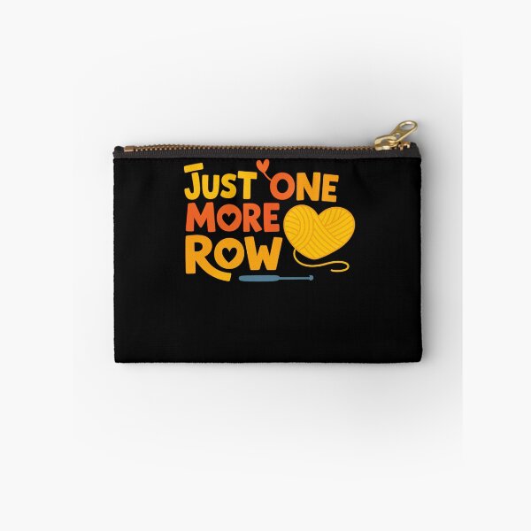 Item preview, Just One More Row Crochet Lover – Crochet Quote designed and sold by artcultreone.