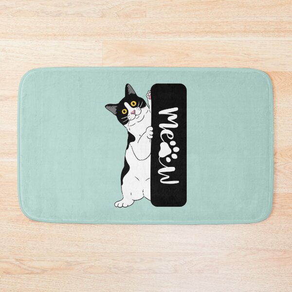 Item preview, Meow curious cat designed and sold by WildsideArtShop.