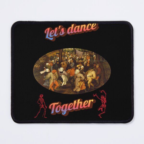 Item preview, Let's Dance Together Bruegel Art | Renaissance Skeleton Mashup designed and sold by Thorn & Ember.
