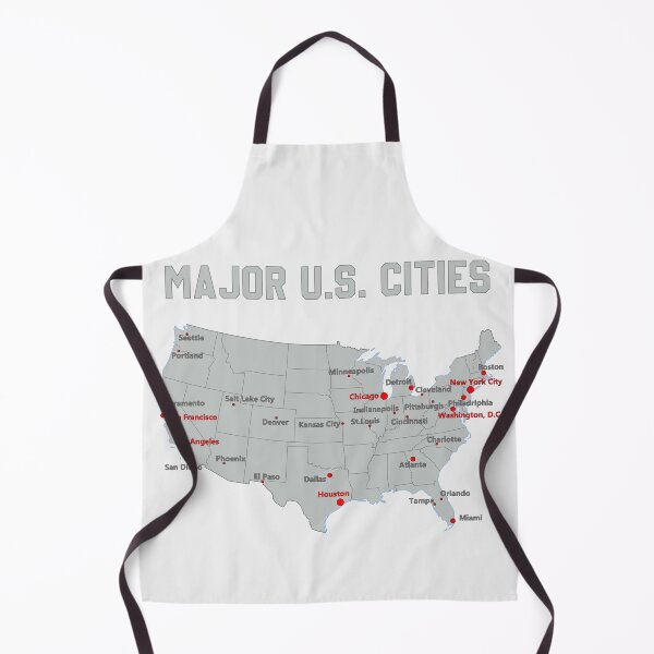 Item preview, Bold USA Cities Map – Vibrant Urban Landmarks Tee designed and sold by mashmosh.