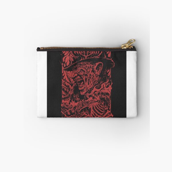 Item preview, Red Horror Portrait With Flames designed and sold by Adronia.