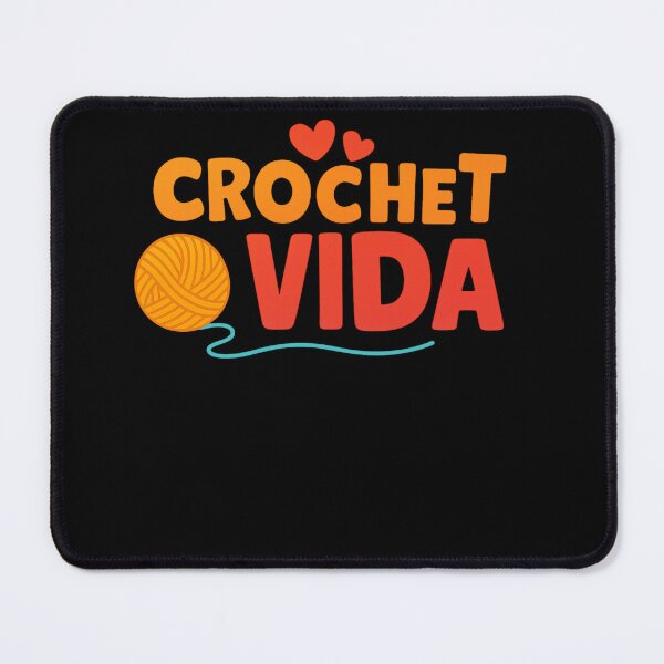 Item preview, Crochet Vida – Yarn Lover Quote designed and sold by artcultreone.