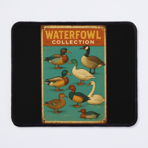 Item preview, Waterfowl Collection – Vintage Waterbird Poster designed and sold by Galskap.