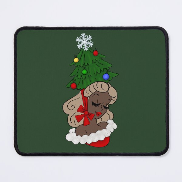 Item preview, Vintage Woman with Christmas Tree Hat designed and sold by AnnabethQuinn.