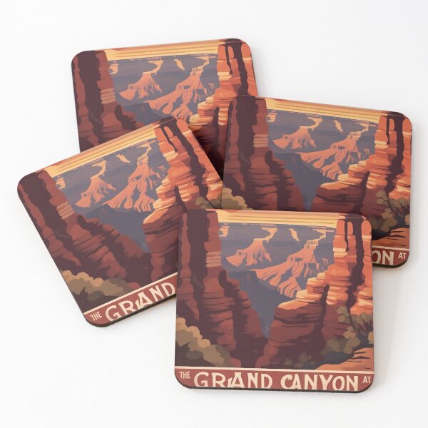 Item preview, Vintage Canyon Travel Art | WPA National Park Print designed and sold by Esterlane.
