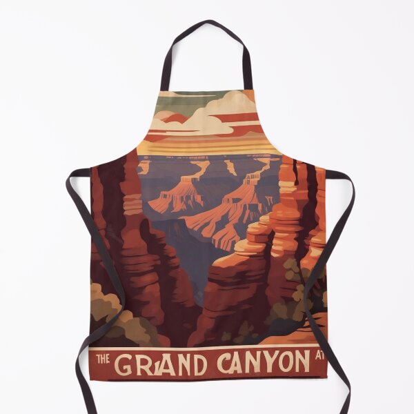 Item preview, Vintage Canyon Travel Art | WPA National Park Print designed and sold by Esterlane.