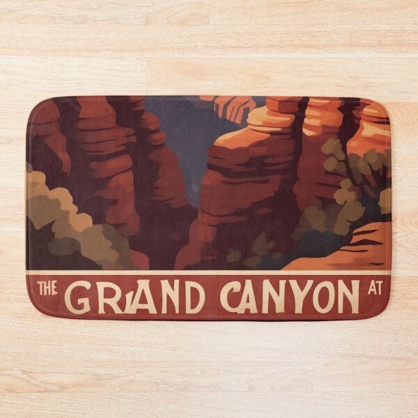 Item preview, Vintage Canyon Travel Art | WPA National Park Print designed and sold by Esterlane.