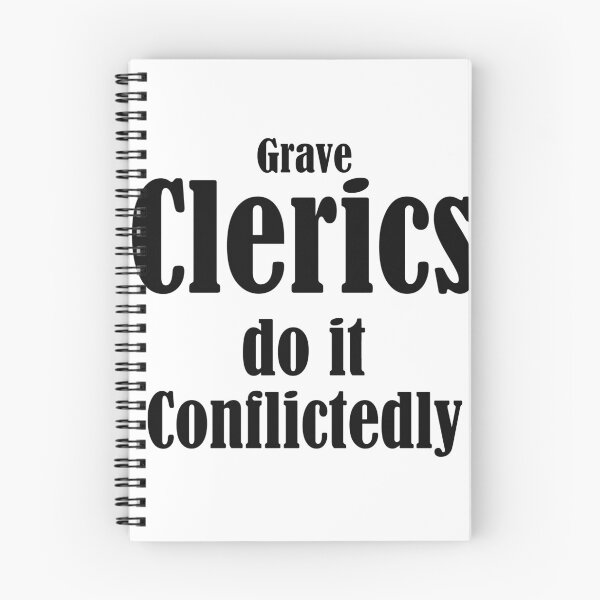 Item preview, Clerics Do It - Grave - Black designed and sold by EchoTheBard.