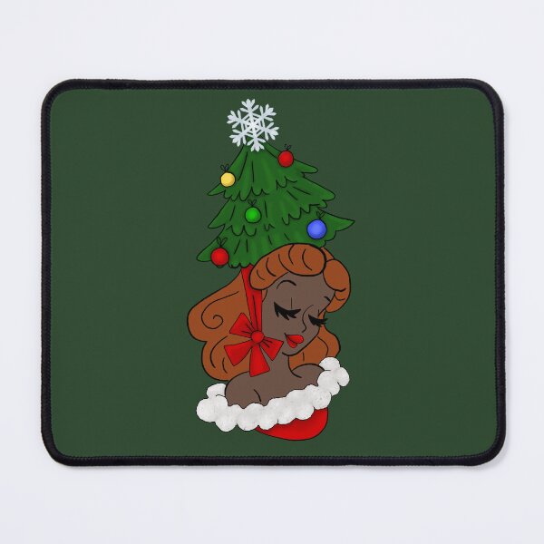 Item preview, Vintage Woman with Christmas Tree Hat designed and sold by AnnabethQuinn.