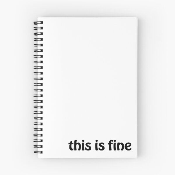 Item preview, This is Fine. designed and sold by KawaiiChibii.