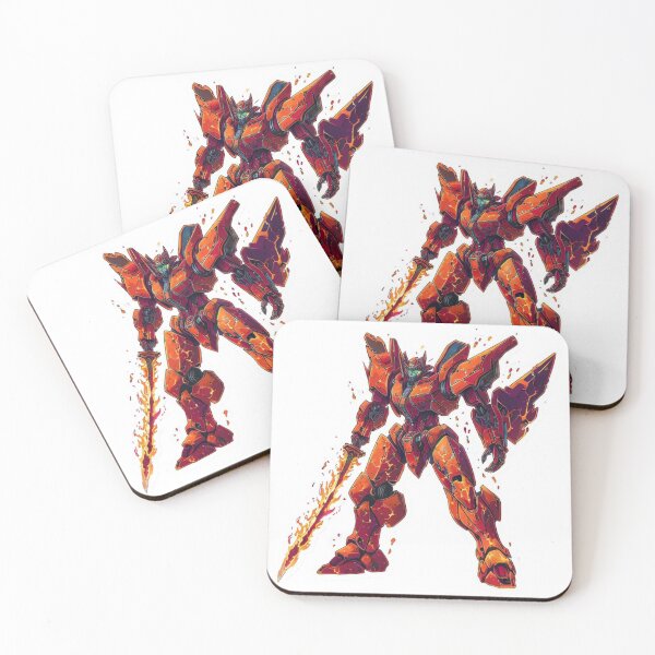 Item preview, Solarflare Mecha Paladin – Blazing Fire-Punk Ember Warrior Emblem designed and sold by Imaginarium of Chaos falcon88 .