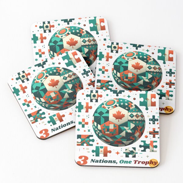 Item preview, World Cup 2026 Unity Puzzle Three Nations designed and sold by DrawDrip.