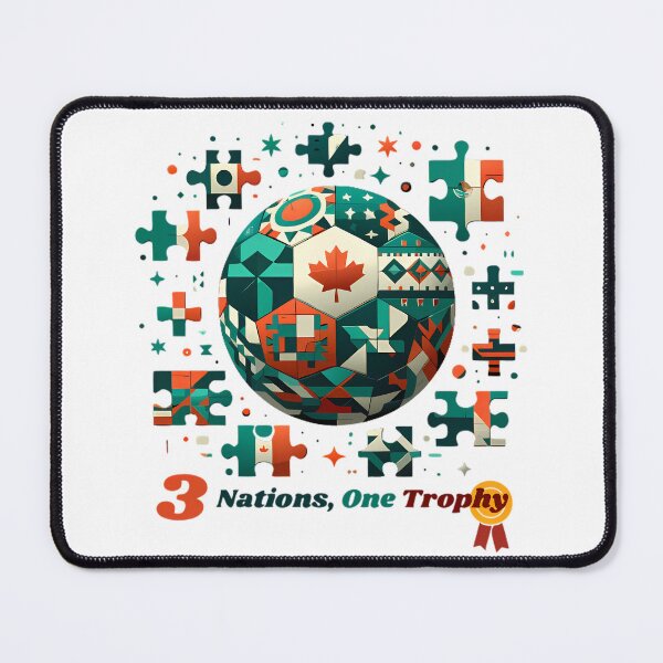 Item preview, World Cup 2026 Unity Puzzle Three Nations designed and sold by DrawDrip.
