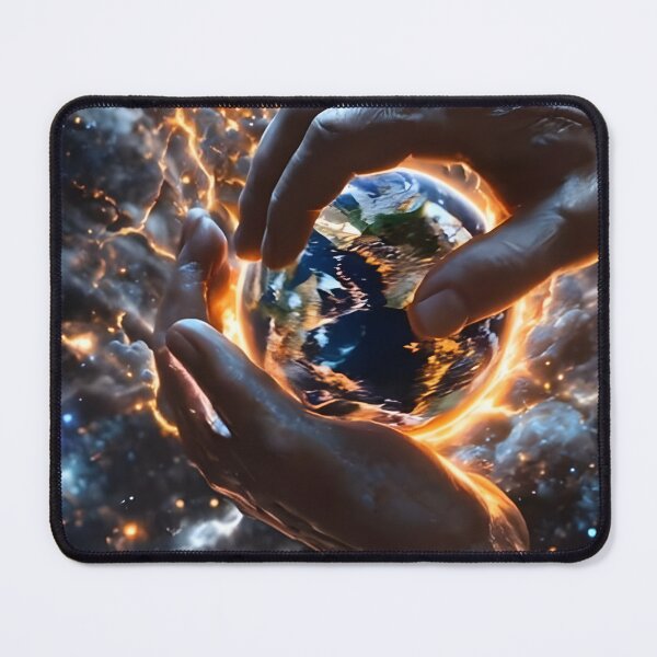 Item preview, Cosmic Hands Holding Earth – Energy of Creation designed and sold by internetwatcher.