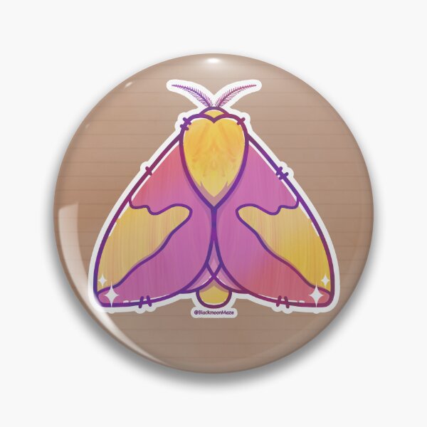 Item preview, Rosy Maple Moth designed and sold by BlackmoonMaze.