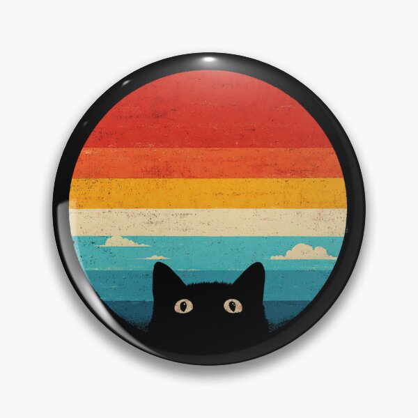 Item preview, Retro Cat Sunset Silhouette designed and sold by Blurbean.