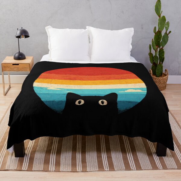 Item preview, Retro Cat Sunset Silhouette designed and sold by Blurbean.