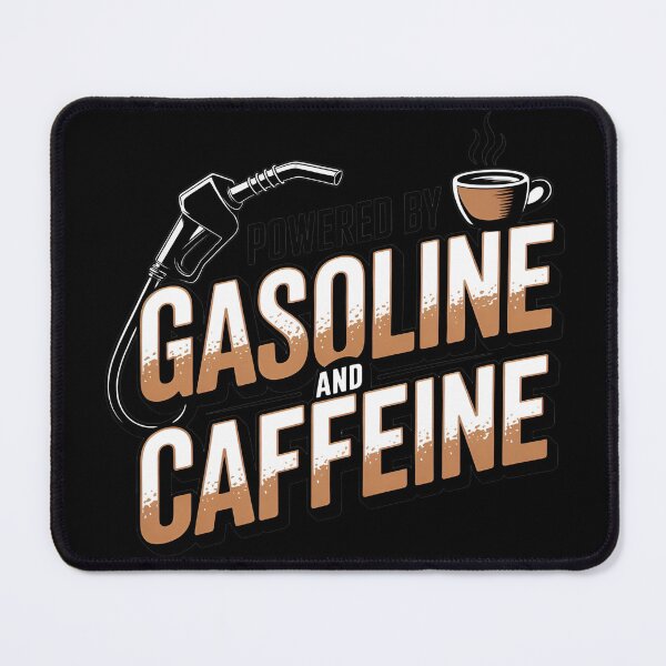 Item preview, Powered by Gasoline and Caffeine designed and sold by Print-Panda.