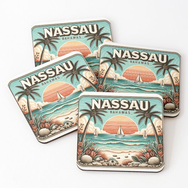Item preview, Nassau Bahamas Vintage designed and sold by LoveLabDesign.