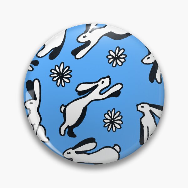 Item preview, Bunnies on Blue designed and sold by sneha-a.